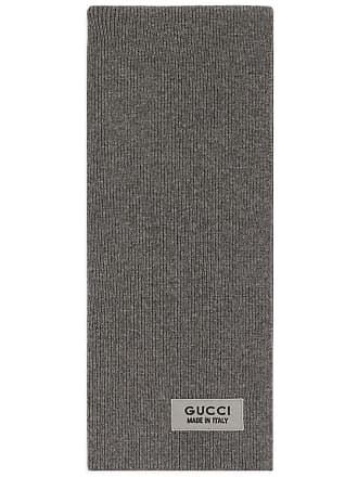 Gucci Caligula Wool & Silk Scarf in Blue for Men