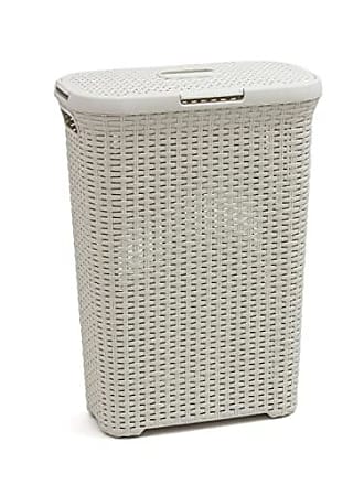 CURVER Panier à linge Infinity Dots 60 L blanc - Cdiscount Maison