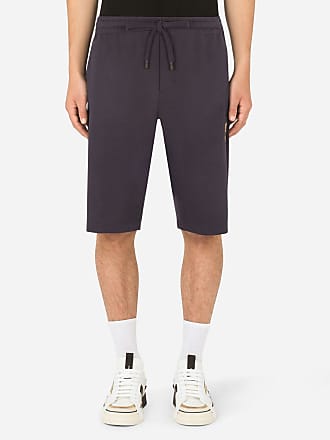 Pantalone jogging cotone e seta con ricamo male 48 Dolce & Gabbana Uomo Abbigliamento Pantaloni e jeans Shorts Pantaloncini Pantaloni e Shorts 