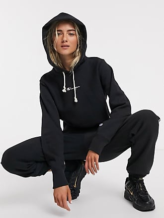 womens black champion jumper