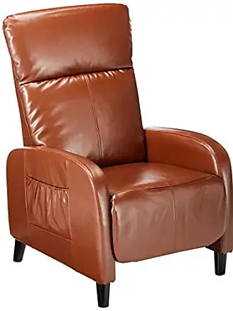 HONEY JOY Pink PU Leather Gaming Recliner Chair Single Massage