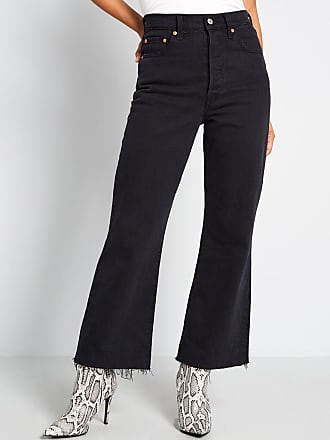 levi's black flare jeans