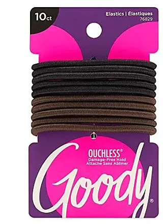 Goody Ouchless Multi Size Clear Polyband Hair Elastics - 250 Pcs.