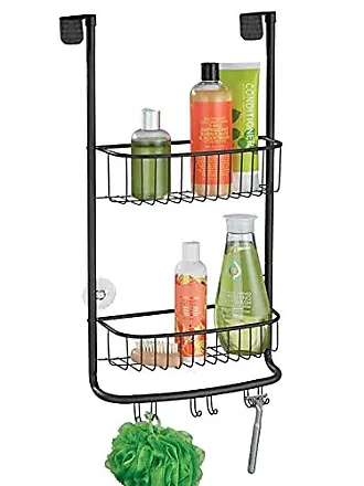 MDesign Steel Shower Caddy Hanging Rack Storage Organizer for Bathroom