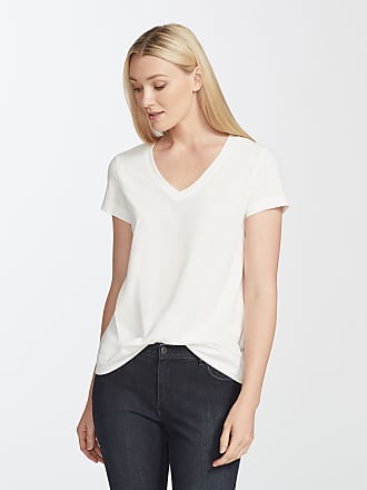 YULEgowinner Women Basic Short Sleeve Tee Solid Top V-Neck T-Shirt 