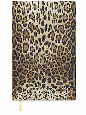 7"L Brownlow Cheetah Design Ceramic Shoe with Matching Notepad Pen Gift Set