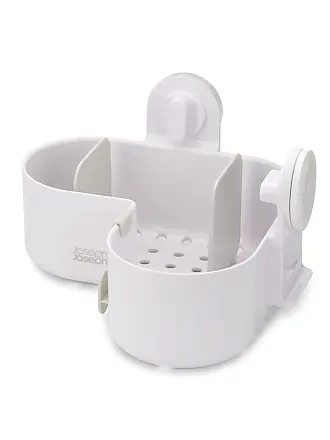 Joseph Joseph Easystore Corner Shower Caddy with Mirror - White