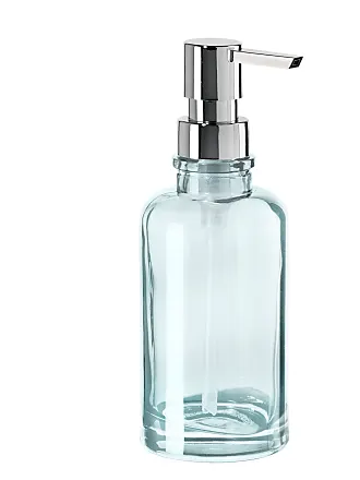 OGGI Square Glass Soap Dispenser - 13oz, Heavy Glass, Rustproof Pump -  Ideal Hand Soap Dispenser, Bathroom Soap Dispenser, Kitchen Dish Soap