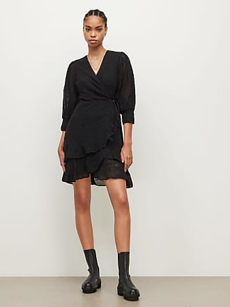 Allsaints Ari Ossia Embroidered Dress