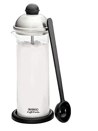 Zulay Kitchen Travel Milk Frother with Protective Cover - Black