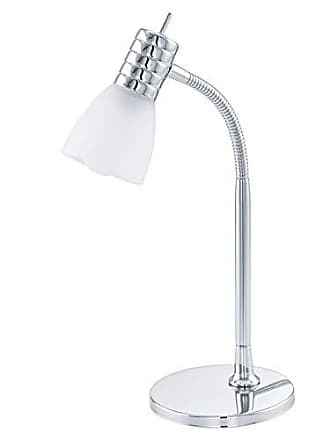 Karwei LED Tisch-Leuchte JORDI Vintage Stehleuchte Tischlampe H 64 cm Weiß 