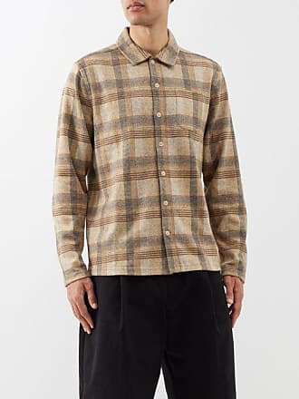 Somerton Macro-check poplin shirt