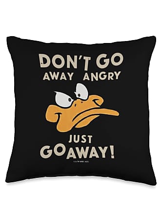 Multicolor 16x16 Looney Tunes Daffy Face Throw Pillow