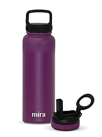 Mira Stainless Steel Water Bottle | Vacuum Insulated Metal Thermos Flask Keeps Cold for 24 Hours, Hot for 12 Hours | BPA-Free One Touch Spout Lid Cap