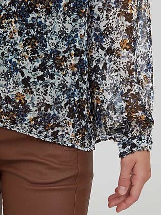 Langarm Blusen mit zu bis Sale: Damen für Blumen-Muster | Stylight −60% −