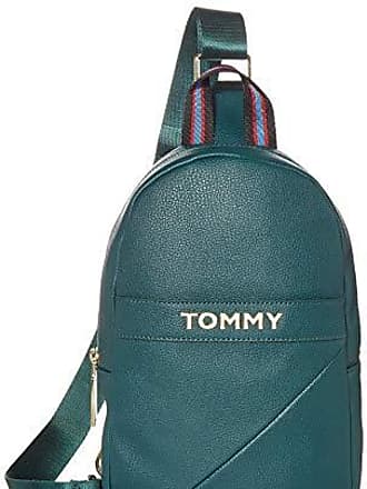 tommy hilfiger olive green backpack