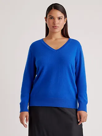 Mongolian Cashmere Relaxed V-Neck Sweater
