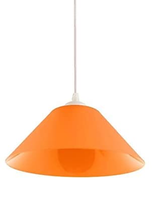 Design Decken Lampe Leuchte Glas gelb-orange Beleuchtung Wohn Schlaf Zimmer Büro