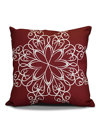 E by design PHGN681RE6-20 20 x 20 inch Decorative Holiday 20x20 Red 