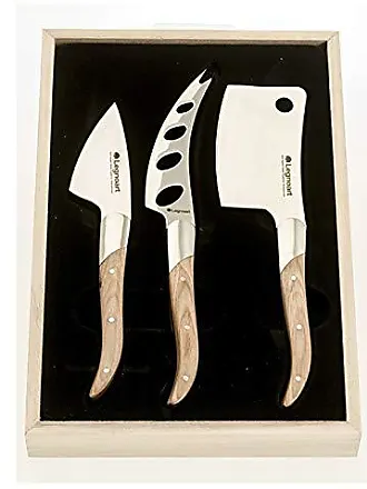 Legnoart Sirloin 4-Piece Steak Knife Set with Light Wood Handle