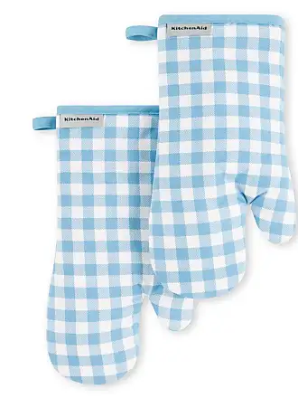 KitchenAid Albany Oven Mitt 2-Pack Set, Milkshake, 7x13