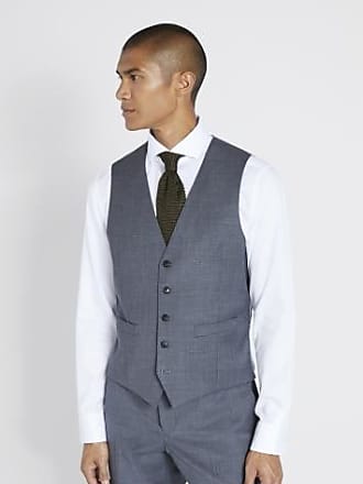 Slim Fit Light Grey Vest