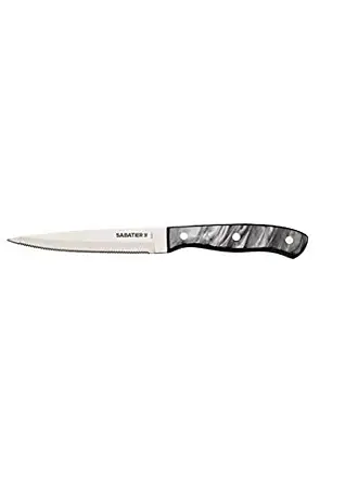 Sabatier Triple Riveted Chef Knife, 8-Inch, High-Carbon Stainless Steel,  Razor-Sharp Kitchen Knife to Cut Fruit, Vegetables and more, Black