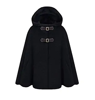 Manteau cape capuche femme sale