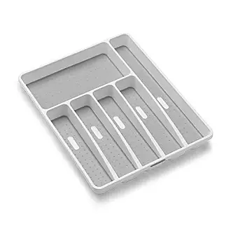 Madesmart Large 3-Compartment Drawer Storage Organizer Tray/Bin