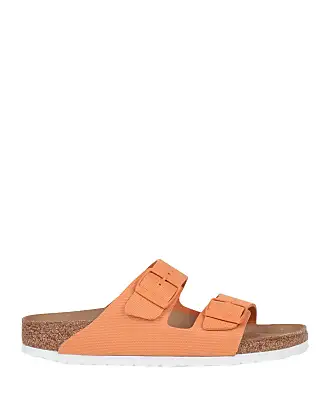 Birkenstock Arizona Suede Leather Russet Orange Soft Footbed Sandals –  Bstore