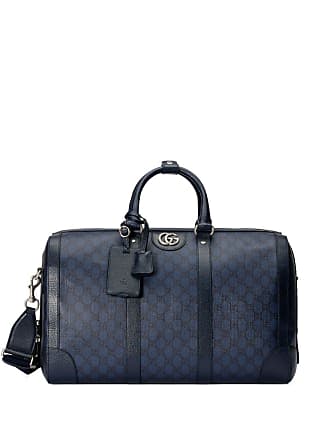 Gucci Men's Jumbo GG Leather Travel Bag - Black - Briefcases