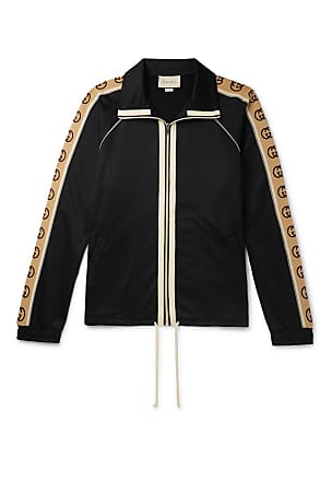 Gucci Men's Slim-Fit Logo-Jacquard Denim Jacket