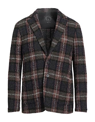 Tonello Washed-out Plaid Tailored Jacket-