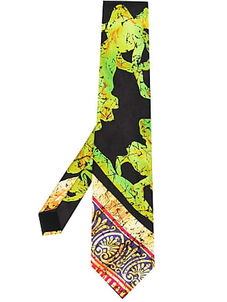 HommeGirls monogram-pattern Silk Tie - Black