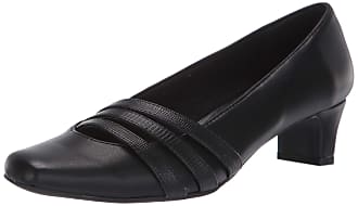 Easy Street Womens Entice Dress Shoe Pump, Black, 6.5 2W US