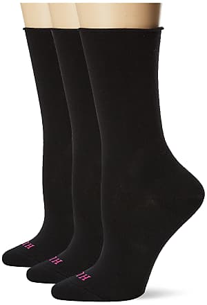 Hue Hue Womens Jeans Sock (Pack of 3), Black Three, One Size