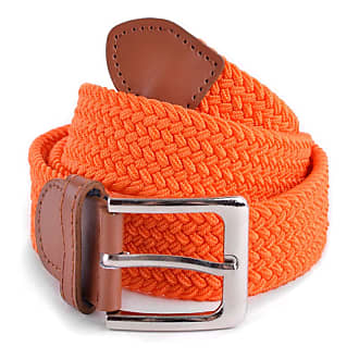 Elastic Braided Belt in Orange - Rob III