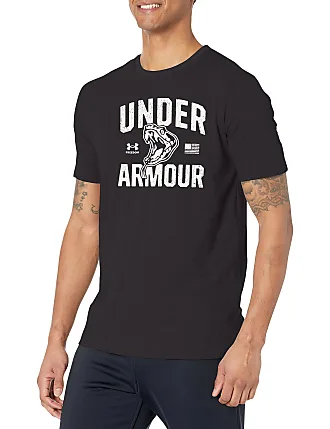 Under Armour Men's UA Fish Stride Carolina Blue/Halo Gray Graphic Crew Neck  Short Sleeve T-Shirt