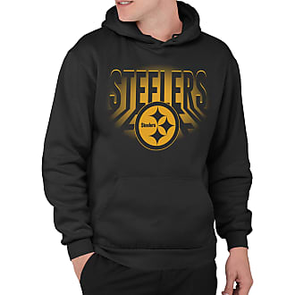 Nfl Pittsburgh Steelers Girls' Gray Tie-dye Crop Hooded Sweatshirt