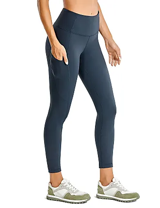 CRZ YOGA Thermal Fleece Lined Leggings Women 25'' - High Waisted Winter  Workout Hiking Pants with Pockets Warm Running Tights