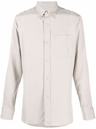 Tom Ford button-down shirt - men - Lyocell - 39 - Neutrals