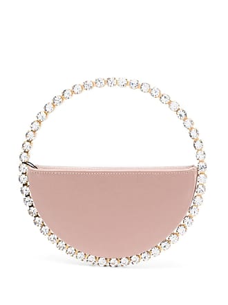 L'alingi Meleni Crystal Embellished Resin Hobo Bag in Pink