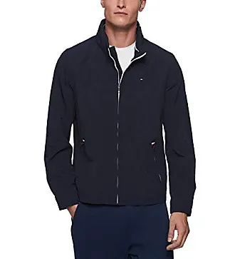 Tommy hilfiger men's stand collar on sale lightweight yachting jacket