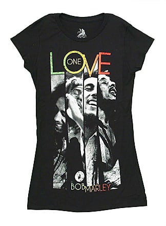 Bob Marley - One Love Juniors V-Neck Soccer T-Shirt 