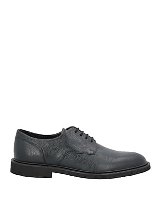 HUGO BOSS Men's Kensington Oxford Derby Black Leather Derby Shoes Size  12