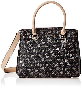 GUESS Katey Luxury Satchel, Mocha Logo