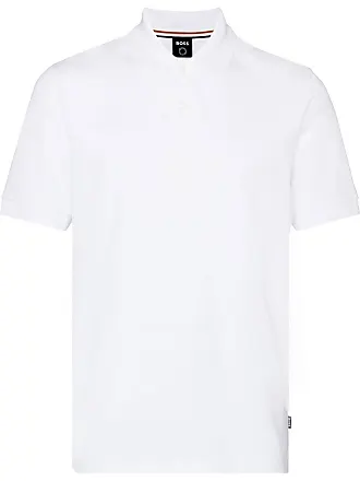 White polo 2024 shirt hugo boss