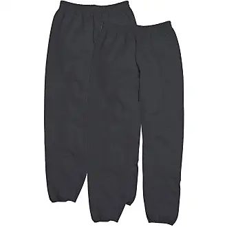 Men's Hanes EcoSmart Active Sweatpants Cinched Bottoms Black Large