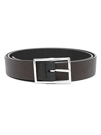 ANDERSON'S 3cm Black Leather Belt for Men