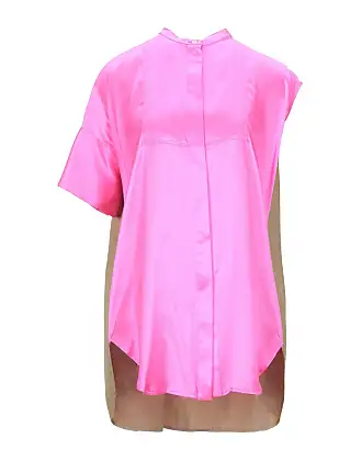 Jejia cropped silk shirt - Pink